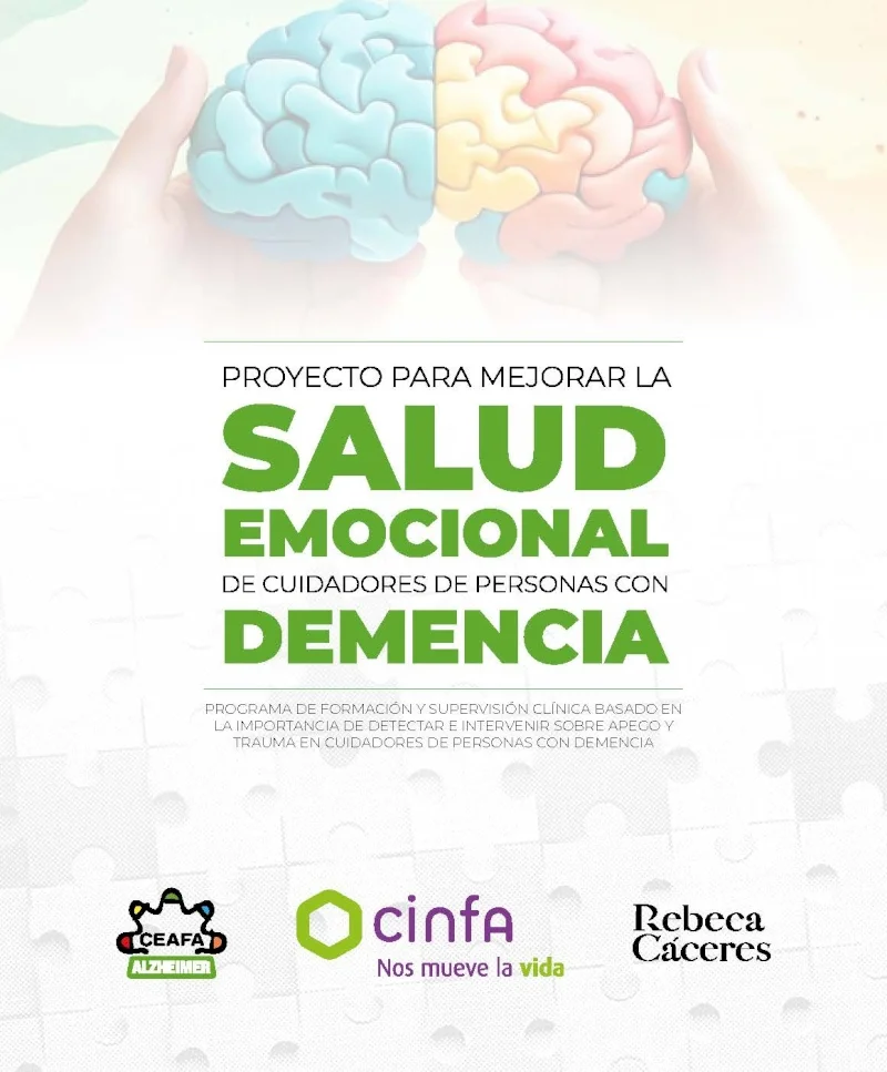 Familiares cuidadores de personas con demencia pueden acceder a apoyo emocional gratuito